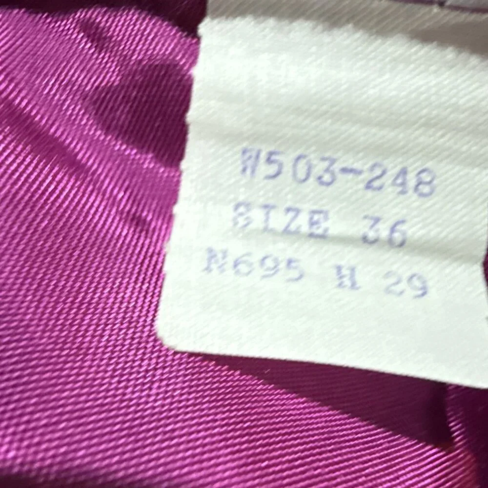 Vintage Pendleton Green Pink Tartan Wool Skirt Plaid Size 36 US 20 USA Preppy